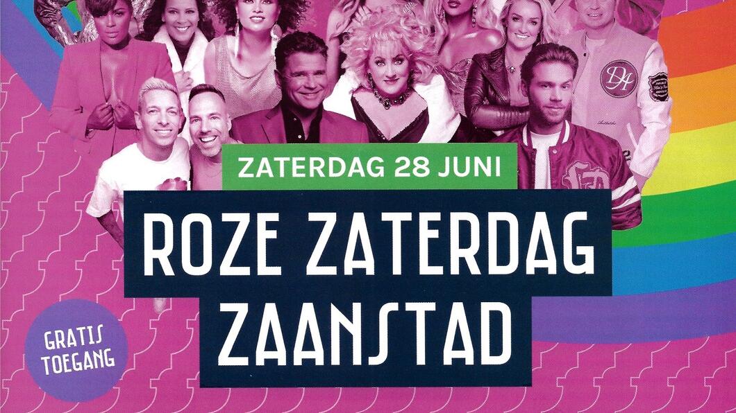 Poster Roze Zaterdag Zaanstad 28 juni 2025
