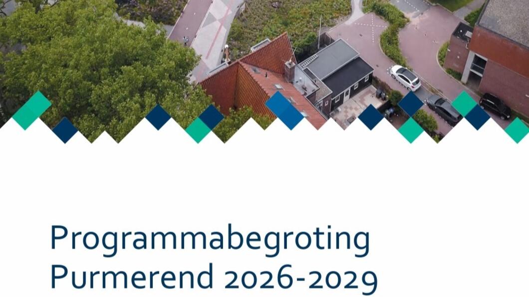 Deel voorblad Programmabegroting Purmerend 2026-2029