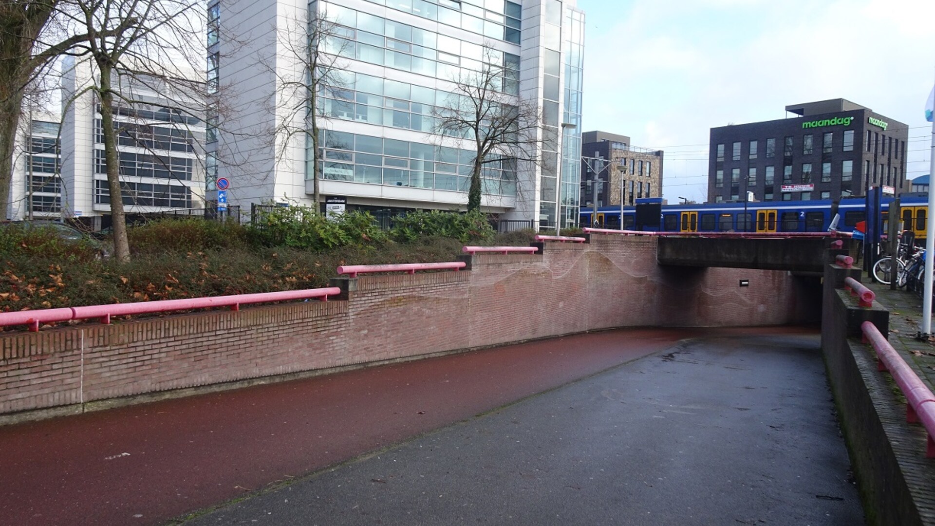 Foto verdwenen regenboogkunstwerk