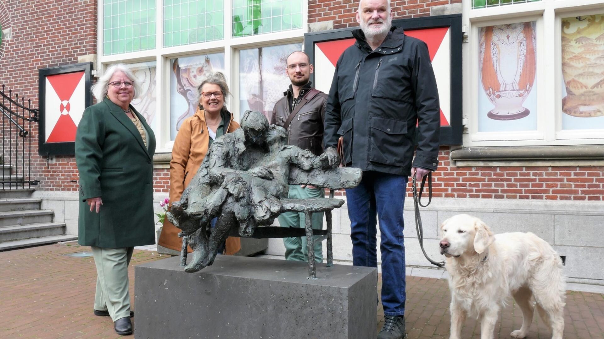 Fractie GroenLinks Purmerend - april 2023 - Carla, Trees, Ruben en Piet