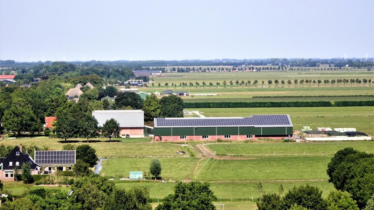 Uitzicht over Werelderfgoed Beemster vanaf de toren van de Keyserkerk