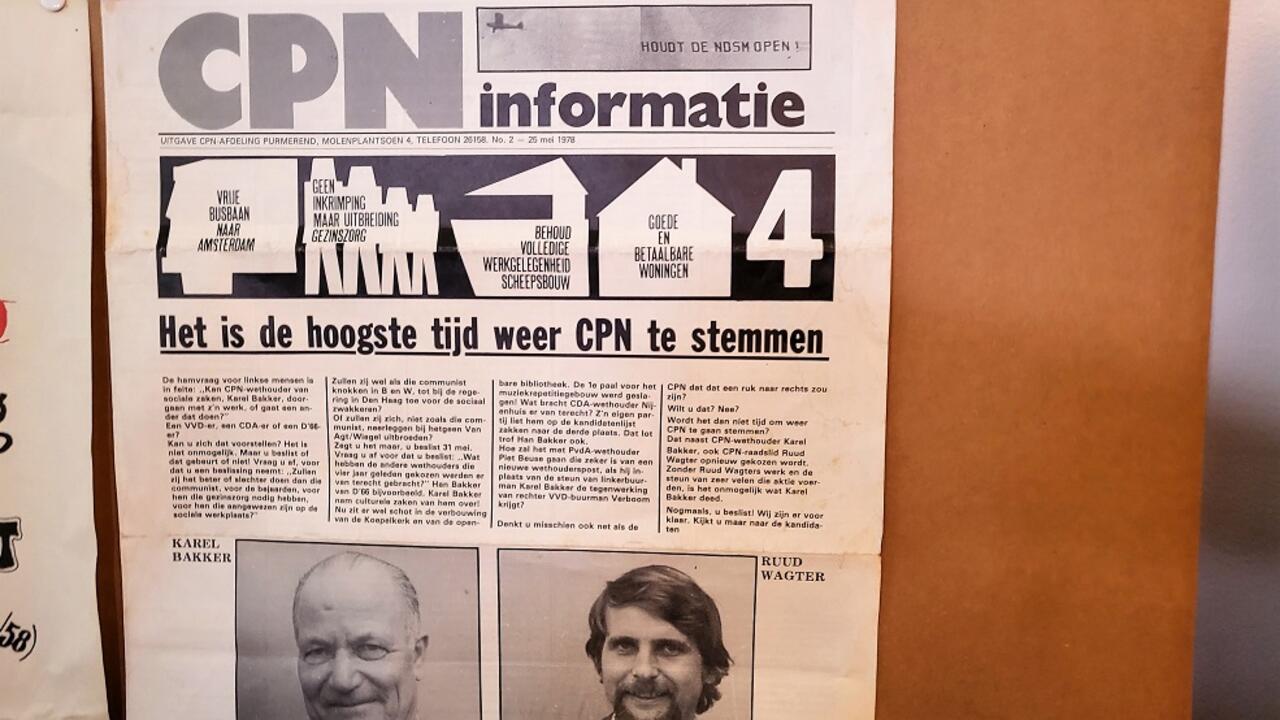 Verkiezingskrant van de CPN bij de gemeenteraadsverkiezingen 1978 in Purmerend